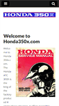 Mobile Screenshot of honda350x.com